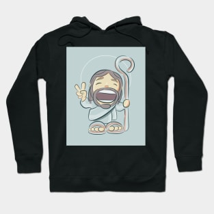 Jesus Christ Illustration cartoon Hoodie